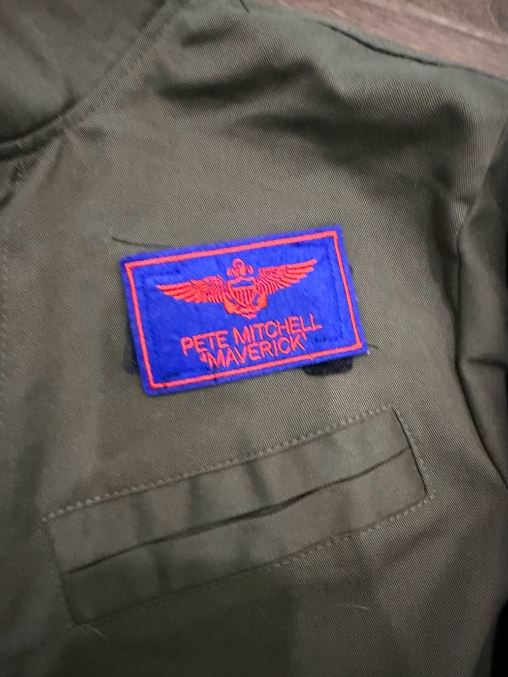 Halloween Costume- Olive Green Flight Coverall Jumpsuit - Picture 5 of 8